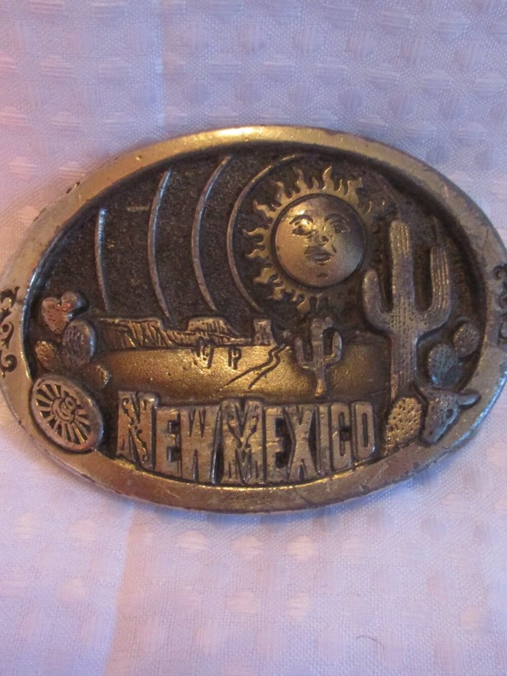 1980 The Great American Buckle Company 'New Mexico' Numbered Belt Buckle #152